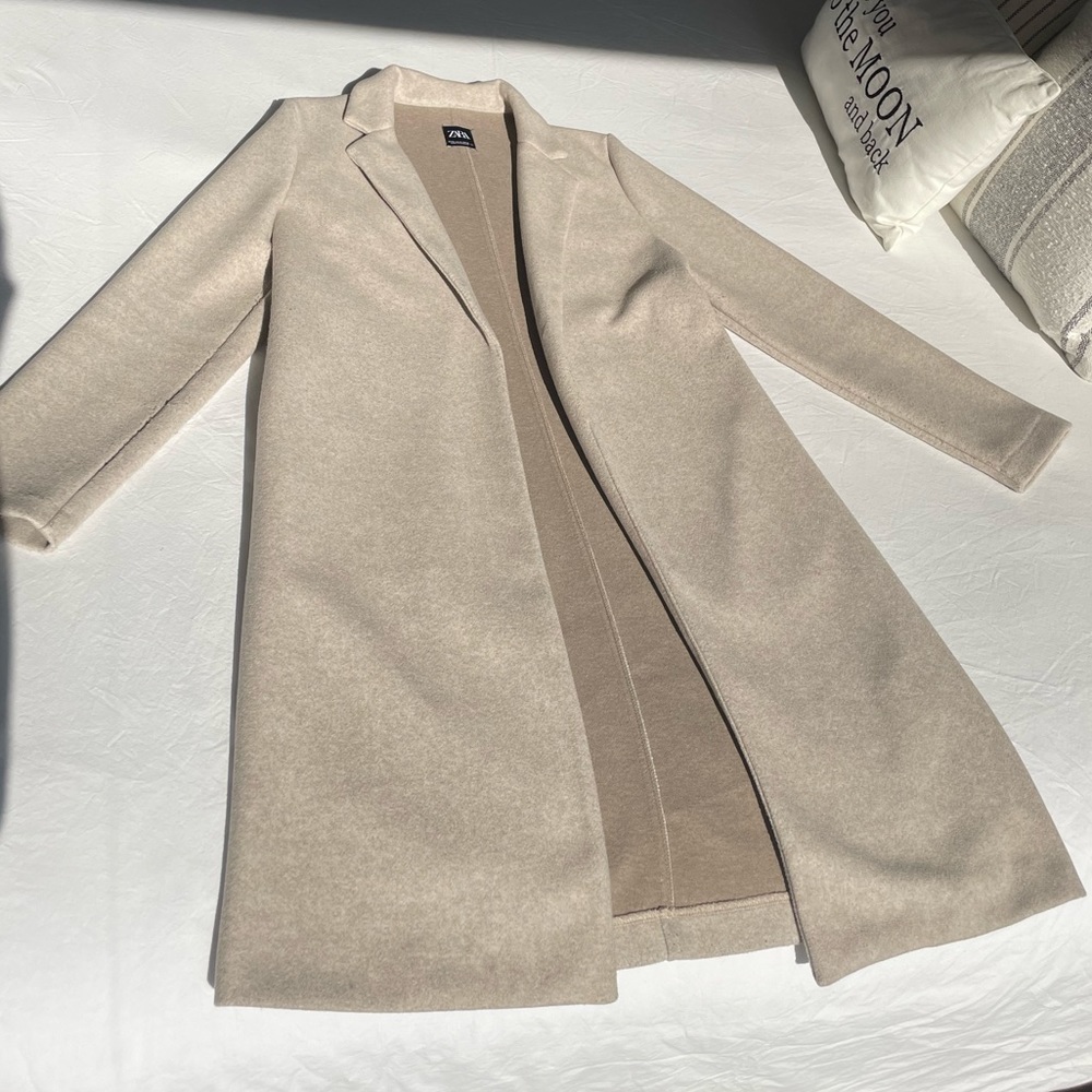 Oatmeal color Pea Coat